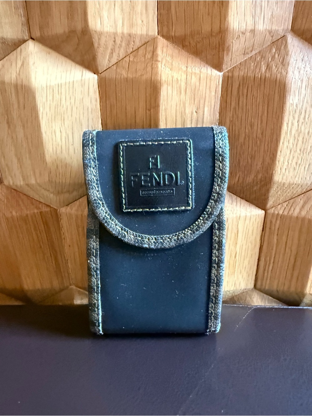 Fendi Complemento Black Cigar Case/Small Pouch